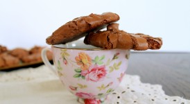 Chocolate Cherry Walnut Cookies [Gluten-Free] | Bakerita.com