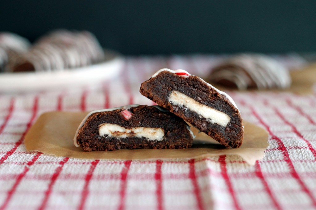 Chocolate Peppermint Patty Cookies | Bakerita.com