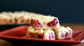 Cranberry Crumb Bars | These easy bars are sweet, tart, and delicious! (From Bakerita.com)