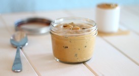 White Chocolate Espresso Peanut Butter from Bakerita.com