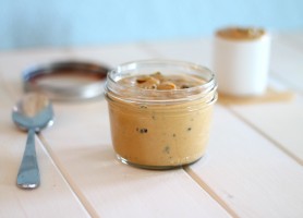 White Chocolate Espresso Peanut Butter from Bakerita.com
