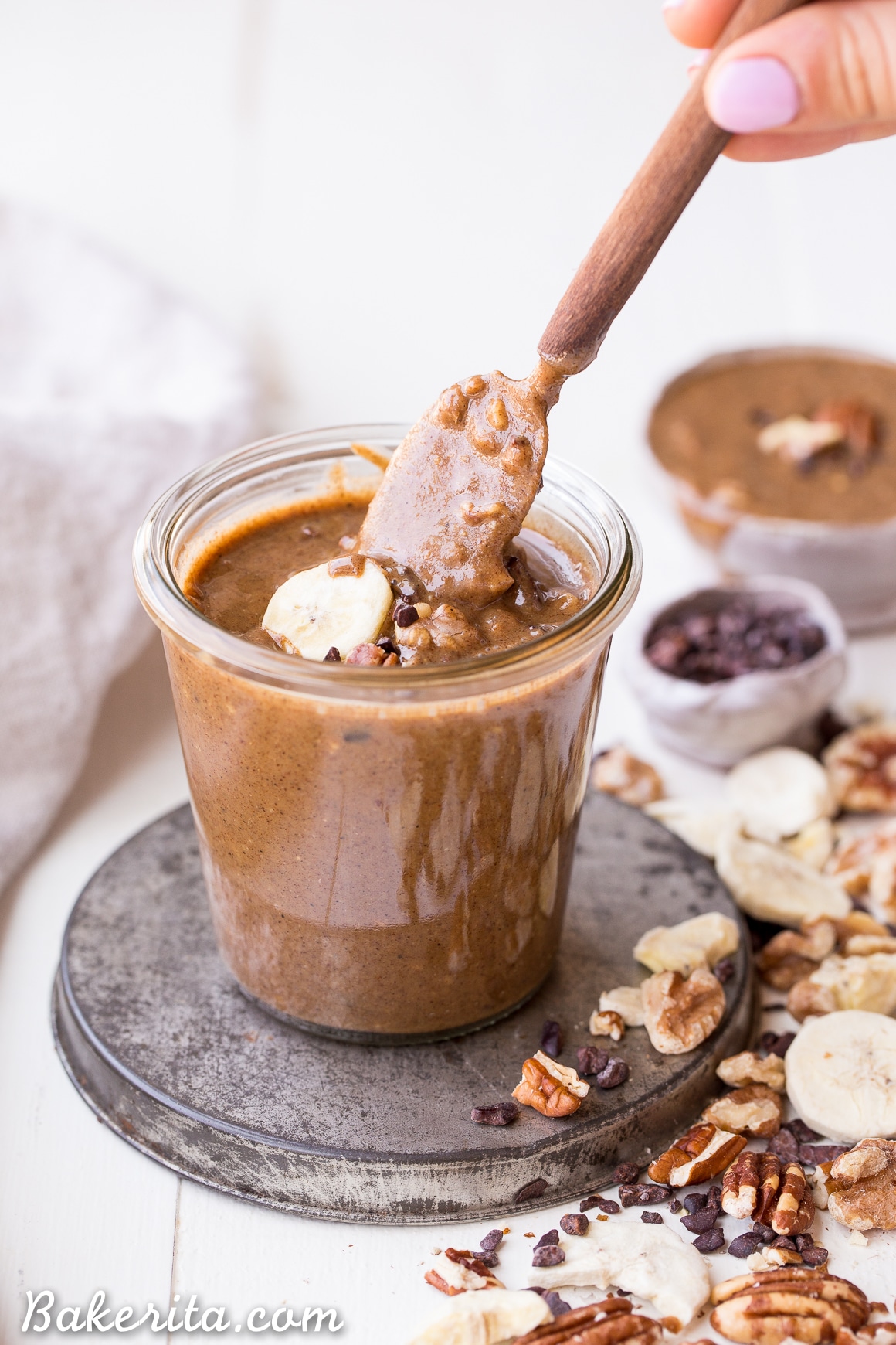 Banana Nut Butter with Cacao Nibs (Paleo, Vegan + Whole30 ...