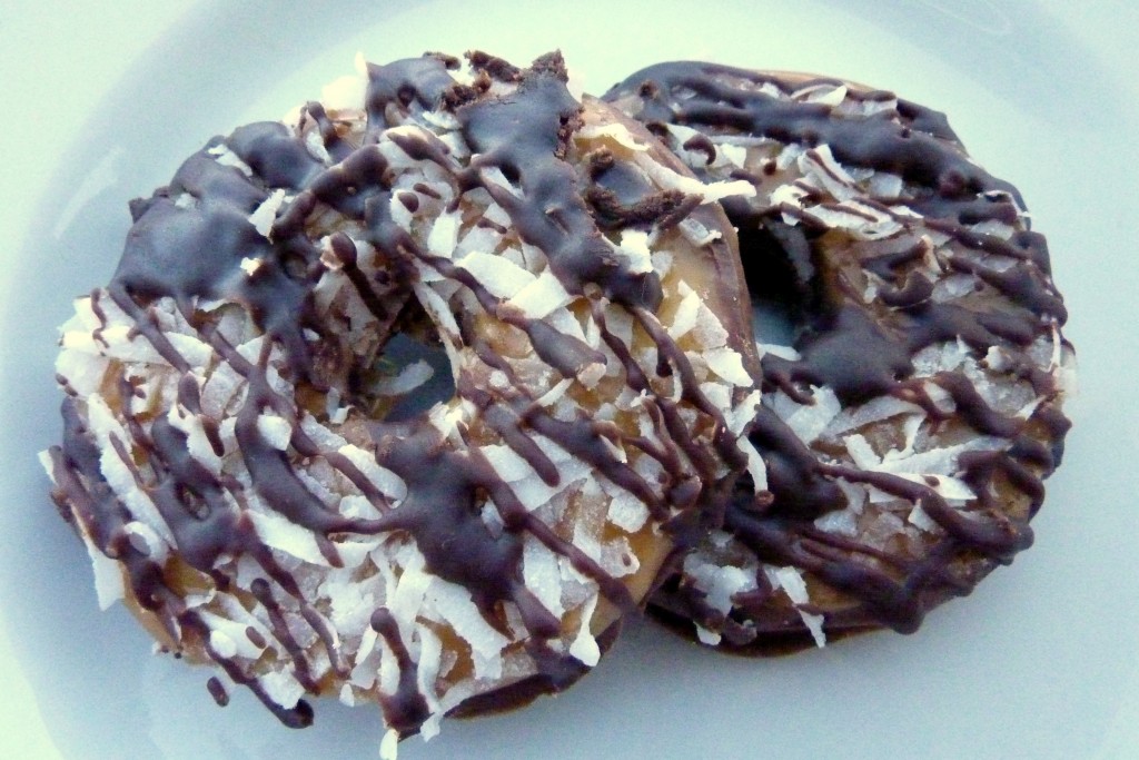 Make your favorite Girl Scout cookie, Samoas (A.K.A. Caramel Delites) at home! Perfect for your cravings that strike after Girl Scout Cookie season is over!