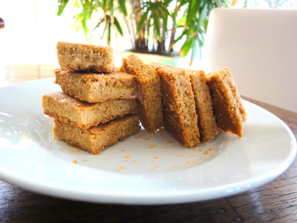 This Brown Sugar Shortbread recipe from is from NYC's Marlow & Sons! These cookies, baked spread on a sheet pan, are perfectly buttery, crisp, and tender - you're sure to love them.
