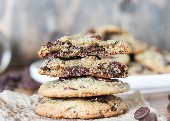 This recipe for The Best Chocolate Chip Cookies has been my go-to favorite for years. It's made extra special with the use of chopped chocolate, three types of sugar, and a sprinkle of flaky sea salt.
