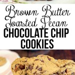 These Browned Butter Pecan Chocolate Chip Cookies are a twist on a chocolate chip cookie. The browned butter and pecans make these cookies extra delicious!