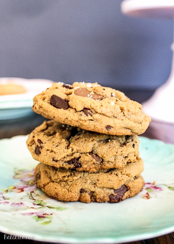 These Browned Butter Pecan Chocolate Chip Cookies are a twist on a chocolate chip cookie. The browned butter and pecans make these cookies extra delicious!