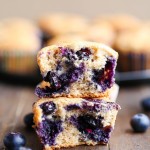 You would never know these Vegan Blueberry Muffins were made without eggs due to their light texture and incredible flavor! This easy recipe comes together quickly and only uses one bowl.