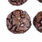 These flourless Chocolate Brownie Cookies are incredibly fudgy and super chocolatey - they're like a brownie in cookie form! These cookies are naturally gluten-free.