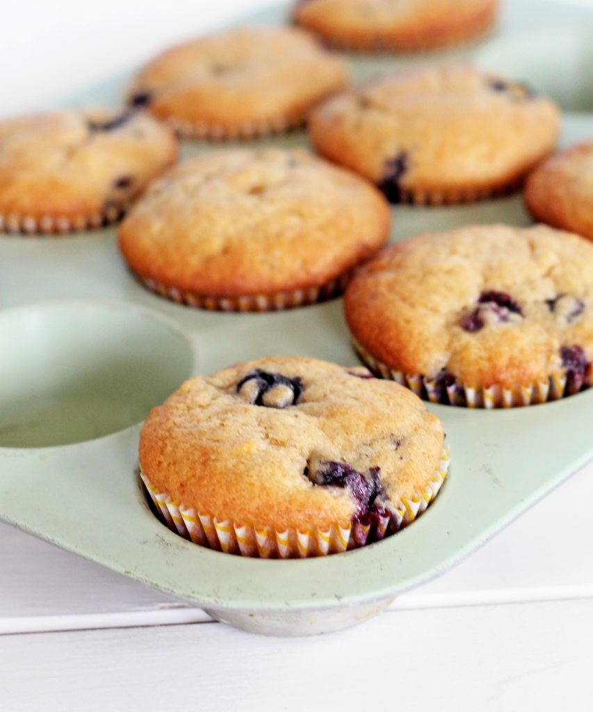 Vegan Blueberry Muffins from Bakerita's Top 10 Recipes of 2013!