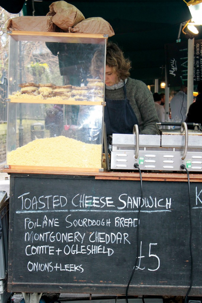 Toasted Cheese Sandwich with Onions & Leeks from Borough Market, London | Bakerita.com