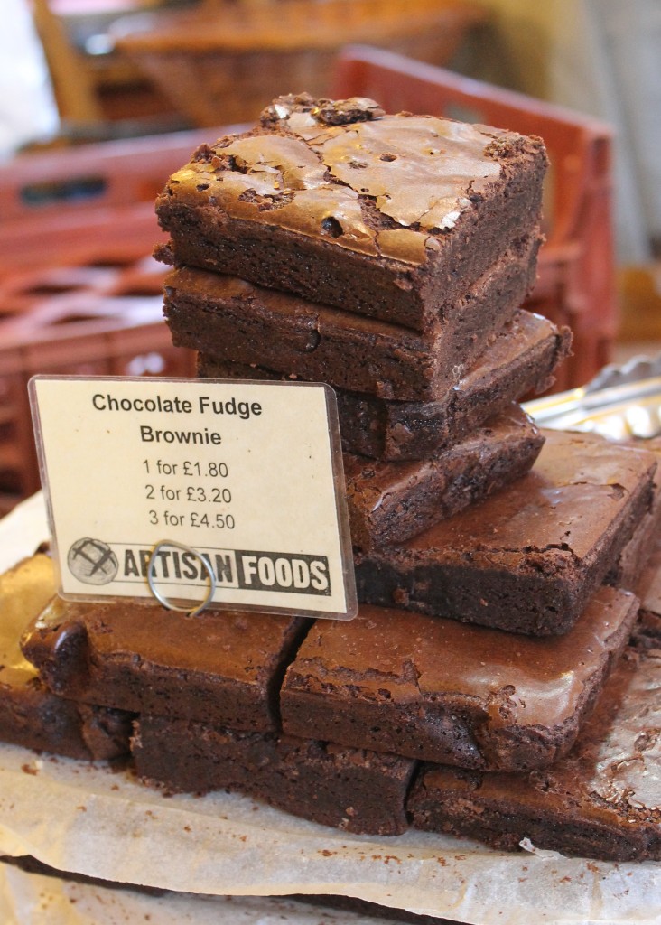 Chocolate Fudge Brownies from Borough Market, London | Bakerita.com