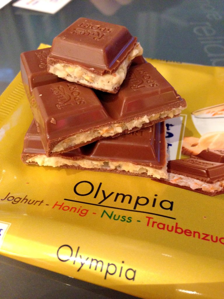 Olympia Chocolate at Ritter Sport Chocolate Store in Berlin, Germany | Bakerita.com