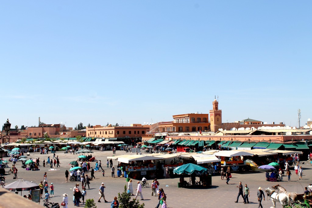 Jemaa el-Fnaa in Marrakech, Morocco from Bakerita's Abroad Bites