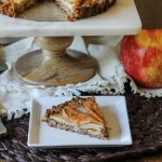 This Spiced Apple Tart features cinnamon and nutmeg spiced apples nestled in an oatmeal-almond crust. This gluten-free and vegan dessert is healthy enough to double as breakfast! #vegan #glutenfree #vegan #dessertrecipe #appletart