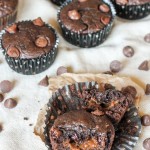 These Caramel Filled Chocolate Banana Bread Muffins are loaded with caramel filled DelightFulls in moist, chocolatey banana bread muffins! These caramel center makes this easy, one-bowl recipe even more delicious.