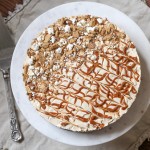 This No-Bake Peanut Butter Dulce de Leche Cheesecake with Popcorn Crust is a unique and whimsical dessert that's super easy to make and incredibly delicious! You'll love the crunchy popcorn crust with the creamy, sweet cheesecake filling.