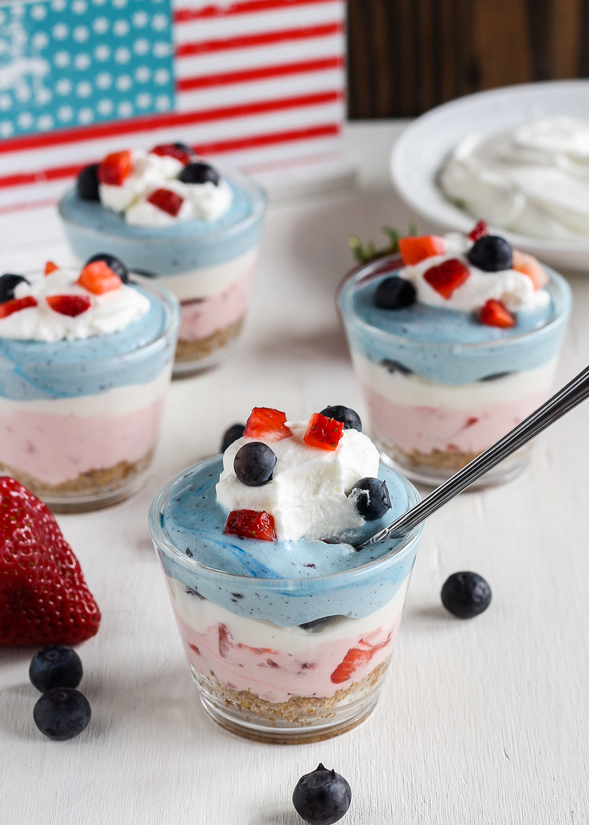 4th of July No-Bake Berry Cheesecakes-10