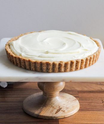 This simple Frozen Lemon Cream Tart with Browned Butter Crust is rich in texture and flavor, and super refreshing on a hot day! You'll love this easy recipe.