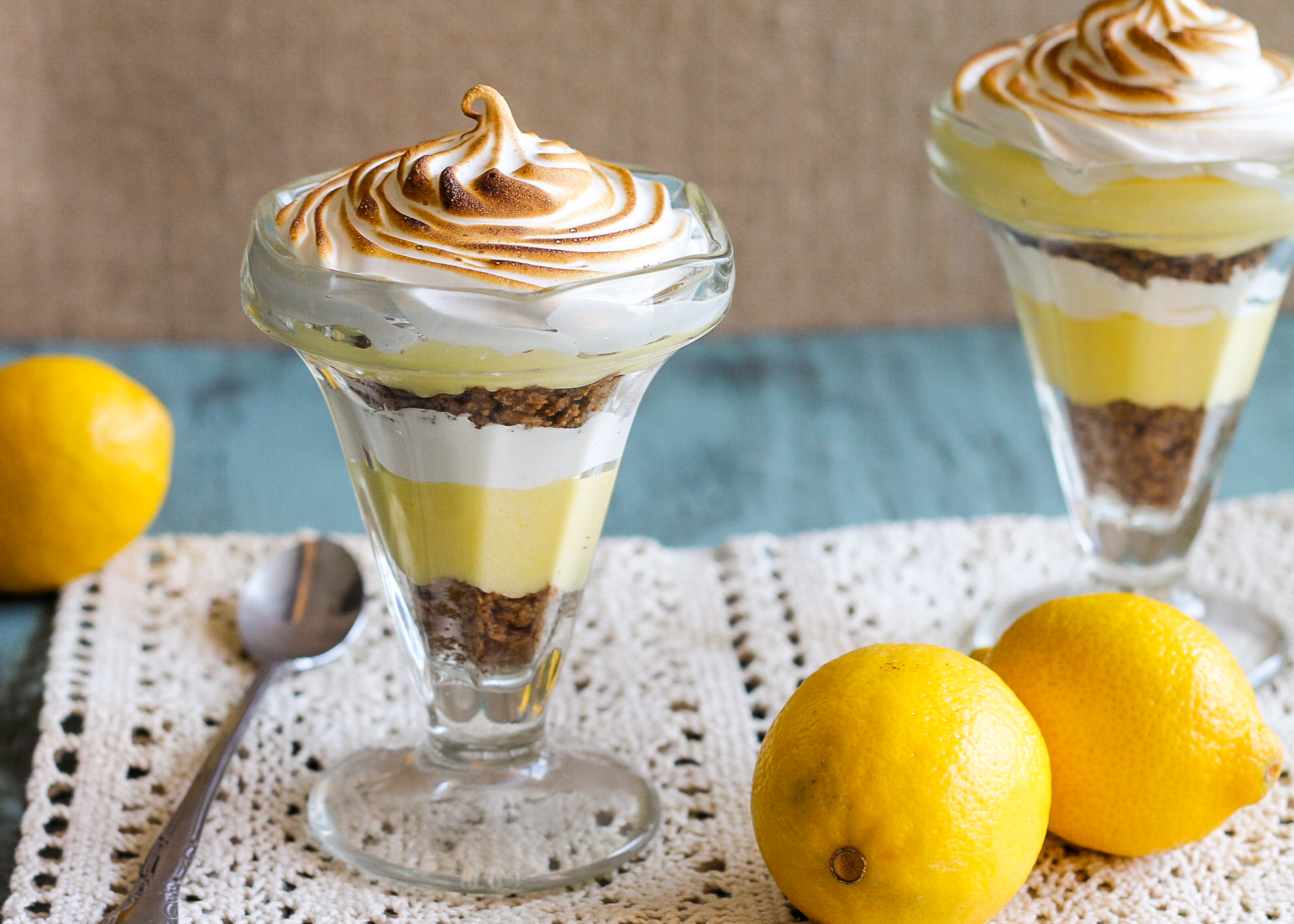 Lemon Meringue Pie Parfaits | Bakerita