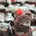 These Raspberry Mint Brownies use tangy raspberries and fresh mint for an addictively fresh and minty taste in these rich and fudgy chocolate brownies.