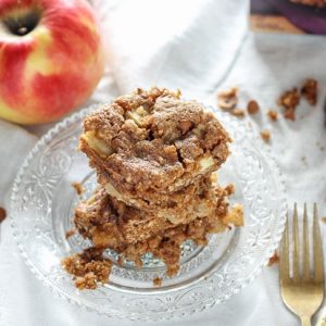 These Apple Cinnamon Oatmeal Cookie Bars are easy, chewy bars with fresh apples and cinnamon chips.