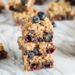 These Blueberry Crumb Blondies have browned butter, fresh blueberries, and a fudgy, chewy texture. The crumble topping makes these taste just like blueberry crumb muffins!