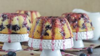 Mini Lemon Blueberry Bundt Cakes Bakerita