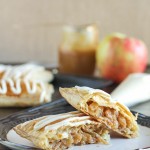 These Caramel Apple Toaster Strudel are a homemade twist on your childhood favorite! With a sticky sweet caramel apple filling and a cream cheese glaze, these are an upgrade on the classic.