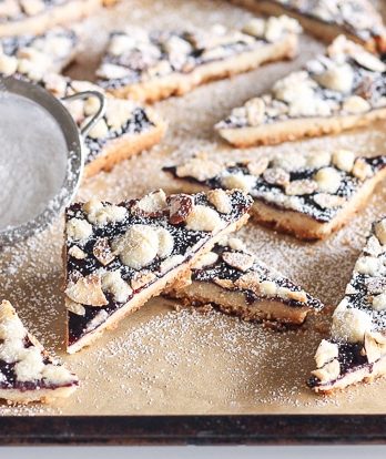 Jam Shortbread are made with just four ingredients, but they're delicious enough and impressive enough to serve to guests or on a holiday cookie platter. This easy recipe will become a holiday favorite.
