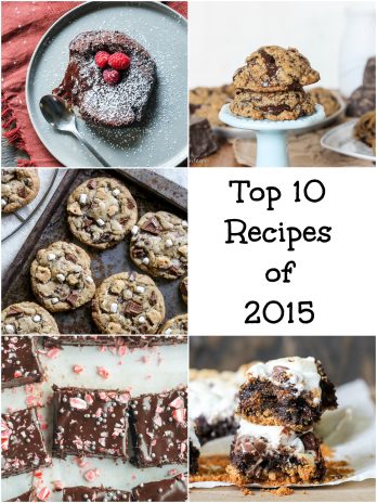 These recipes make up Bakerita's Top 10 Recipes of 2015! These are the reader favorites that have been a hit in kitchens all over - these favorites won't disappoint.