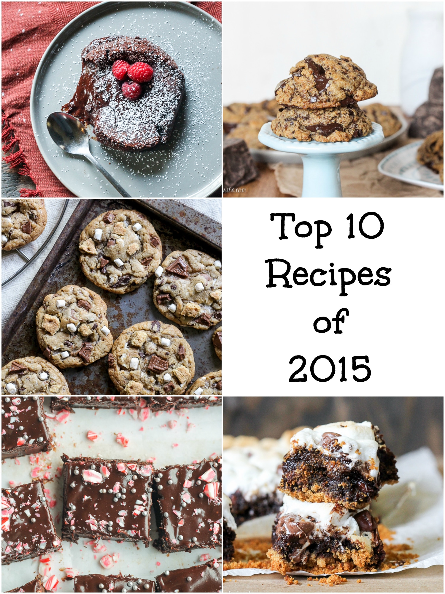These recipes make up Bakerita's Top 10 Recipes of 2015! These are the reader favorites that have been a hit in kitchens all over - these favorites won't disappoint.