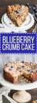 This Blueberry Crumb Cake has a thick layer of pecan crumble atop a rich and juicy blueberry cake that is bursting with fresh blueberries! This cake is perfect served simply dusted with powdered sugar or a bit of whipped cream.