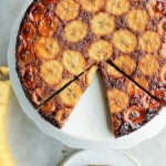 This Paleo Banana Upside Down Cake is an impressive and delicious cake that's gluten-free and refined sugar free. Sweetened almost entirely with bananas, this is a banana lover's dream!