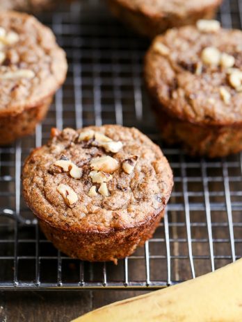 You would never guess that these Paleo Banana Nut Muffins have no added sugar - all the sweetness comes from the bananas! These gluten-free muffins make a great breakfast or snack.