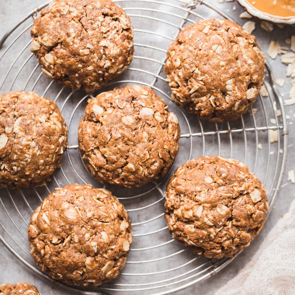 Soft & Chewy Peanut Butter Oatmeal Cookies (Gluten Free) Bakerita