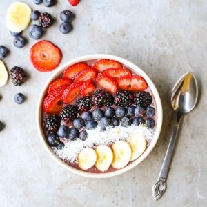 This recipe for a Classic Acai Bowl has only three ingredients and is so delicious! You're missing out if you haven't jumped on this easy breakfast trend.