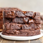 This Paleo Double Chocolate Banana Bread is perfectly moist and gooey with an incredibly deep chocolate flavor, and you'd never guess it's sweetened entirely by ripe bananas.