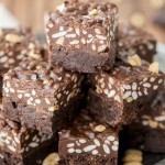 These Peanut Butter Crunch Brownies are incredibly rich and delicious, with a crunchy and fudgy topping. These gluten-free brownies were made for chocolate and peanut butter lovers!