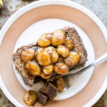 This Banana Bread French Toast is topped with caramelized bananas for a banana lover's delight! This gluten-free, Paleo, and dairy-free french toast is sure to satisfy your breakfast and brunch cravings.