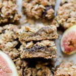 These Oatmeal Fig Bars are an incredible way to use your fresh figs! These gluten-free + vegan bars taste like Fig Neutons, but without the guilt or refined sugars. Enjoy them for breakfast or as a snack!