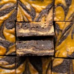 These Pumpkin Cheesecake Brownies are moist + fudgy brownies with a swirled layer of spiced pumpkin cheesecake! These brownies are gluten-free and refined sugar free.