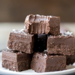 This Chocolate Fudge is incredibly smooth, rich and chocolatey. It's made with only four wholesome ingredients, there's no cooking required, and it's Paleo + vegan! It's the perfect holiday treat.