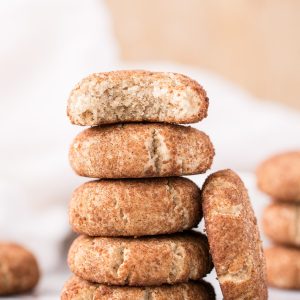 These healthier Snickerdoodles are incredibly soft and flavorful. This gluten-free, Paleo, and vegan recipe comes together so quickly and easily in just twenty minutes, you won't believe it!