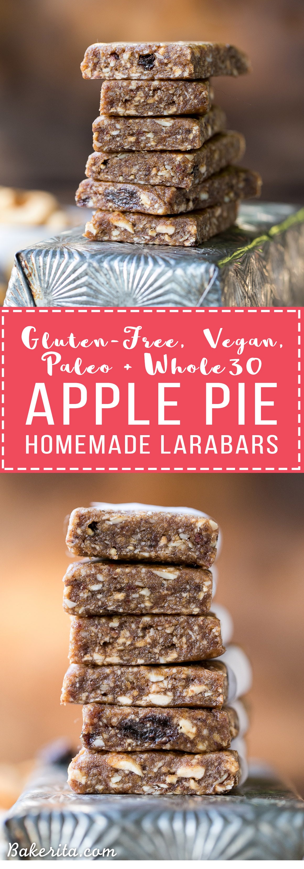 Homemade Apple Pie Larabars (Gluten