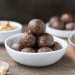 These Chocolate Peanut Butter Energy Bites have just 5 ingredients and are sweetened with dates! These easy energy bites come together in only 10 minutes and they're gluten-free, refined sugar free + vegan.