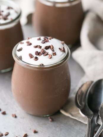 This Chocolate Pudding tastes just like the stuff from your childhood, except it's made much more guilt-free! This recipe is Paleo-friendly and vegan, and it's super easy to make.