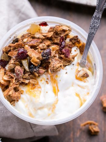 Orange Ginger Grain-Free Granola is crunchy, flavorful, and incredibly delicious - you definitely won't miss the oats! This gluten-free, Paleo and vegan granola makes the perfect breakfast or snack.