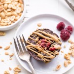 These Gluten Free Peanut Butter & Jelly Brownie Bites are fudgy and flavorful, with a surprise of peanut butter and jelly on the inside of each brownie! If you're a peanut butter & jelly fan, you're going to love these.