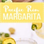 This Pacific Rim Margarita is a refreshing, tropical drink that you'll love sipping on! It's flavored with citrus and has a spicy coconut twist. Enjoy responsibly!